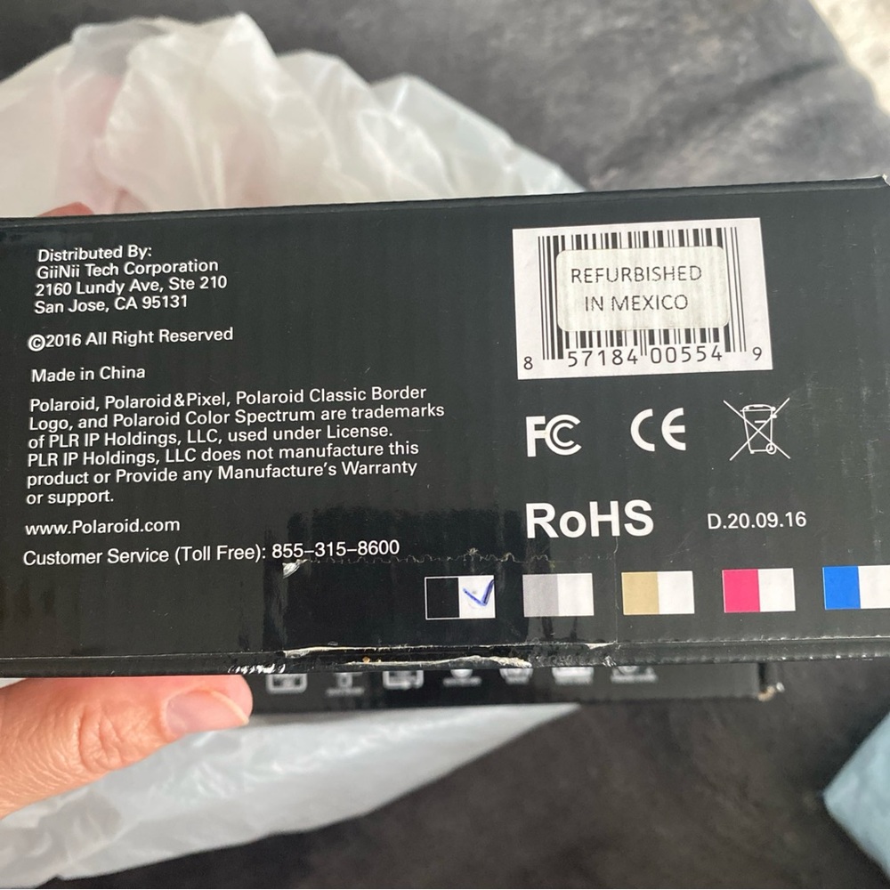 Polaroid Black Dash Cam with Colorful Accents - Picture 3 of 4